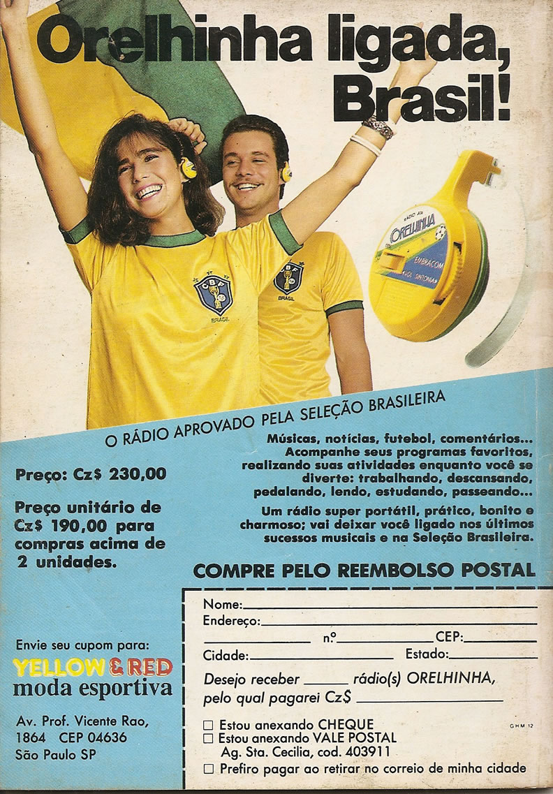 Orelhinha ligada, Brasil!
